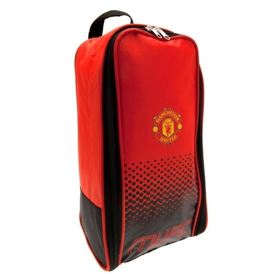 manchester united fc fade boot bag / shoe bag